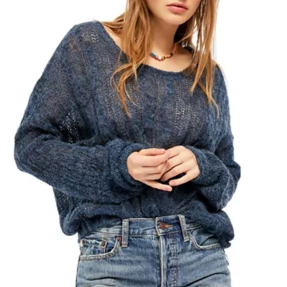 Free People Sweaters - Free People's Semi Sheer Sweater
